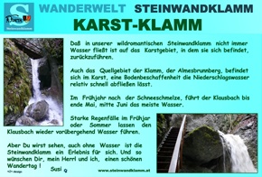 Thementafel Karst-Klamm